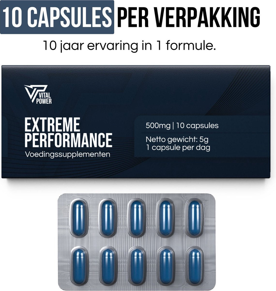 VitalPower - Erectiepillen Extra Sterk 10 Caps